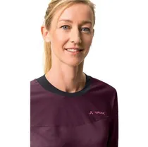 Pyöräilypaita Vaude Moab Pro LS Shirt Women Cassis